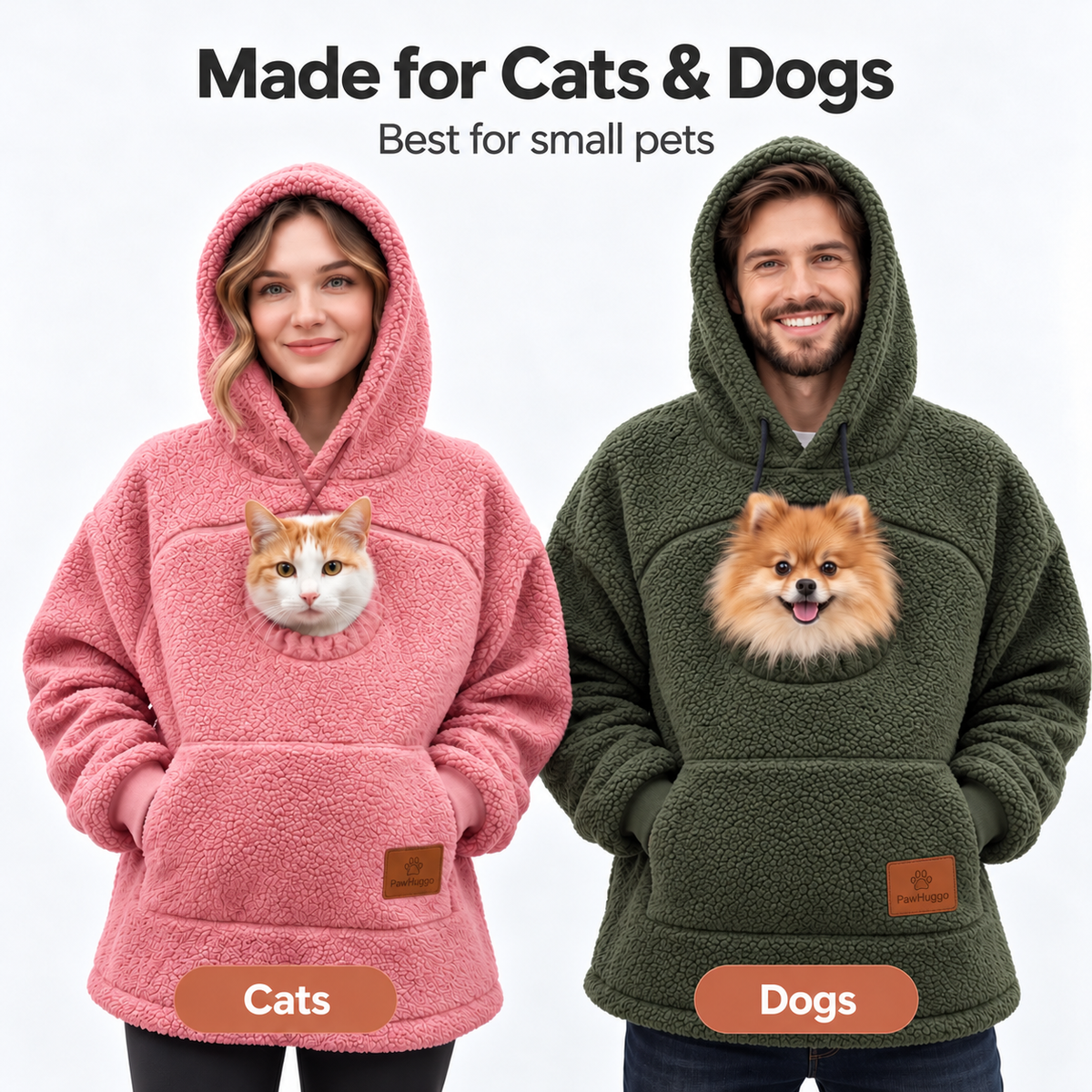 PawHuggo™ Pet Carrier Hoodie